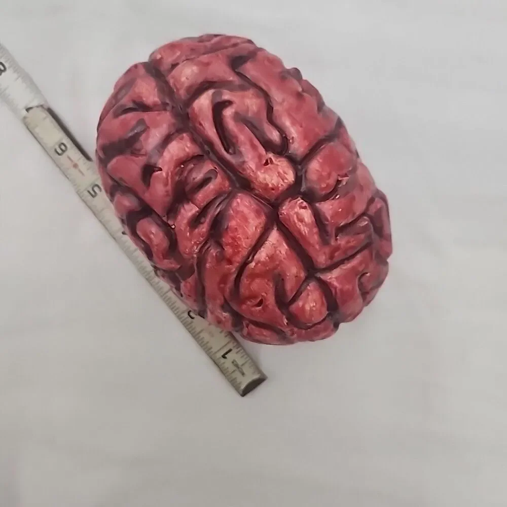 Halloween Scary Decorations Severed Hand, Brain, Lights, Blood, Web Party Props